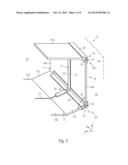 Facing arrangement and aircraft or spacecraft diagram and image