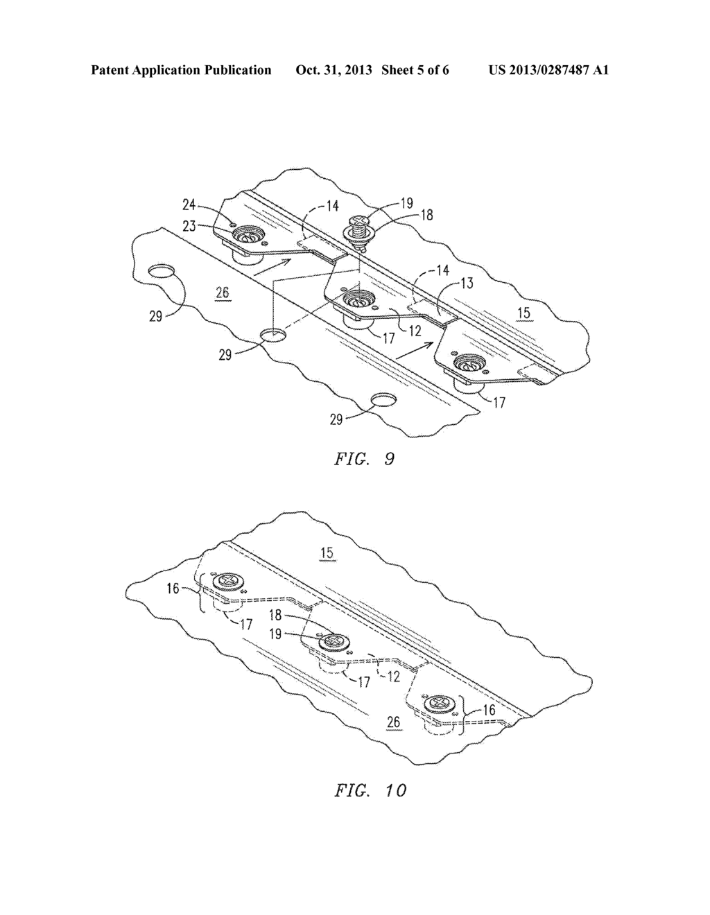 INTERLOCKING FLANGE AND FASTENING SYSTEM AND METHOD FOR SECURING TOGETHER     TWO PANELS - diagram, schematic, and image 06