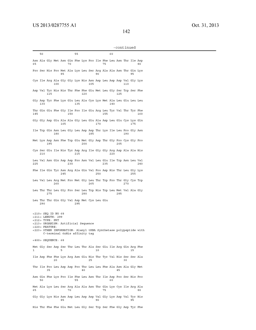 INNOVATIVE DISCOVERY OF THERAPEUTIC, DIAGNOSTIC, AND ANTIBODY COMPOSITIONS     RELATED TO PROTEIN FRAGMENTS OF ALANYL-TRNA SYNTHETASES - diagram, schematic, and image 150