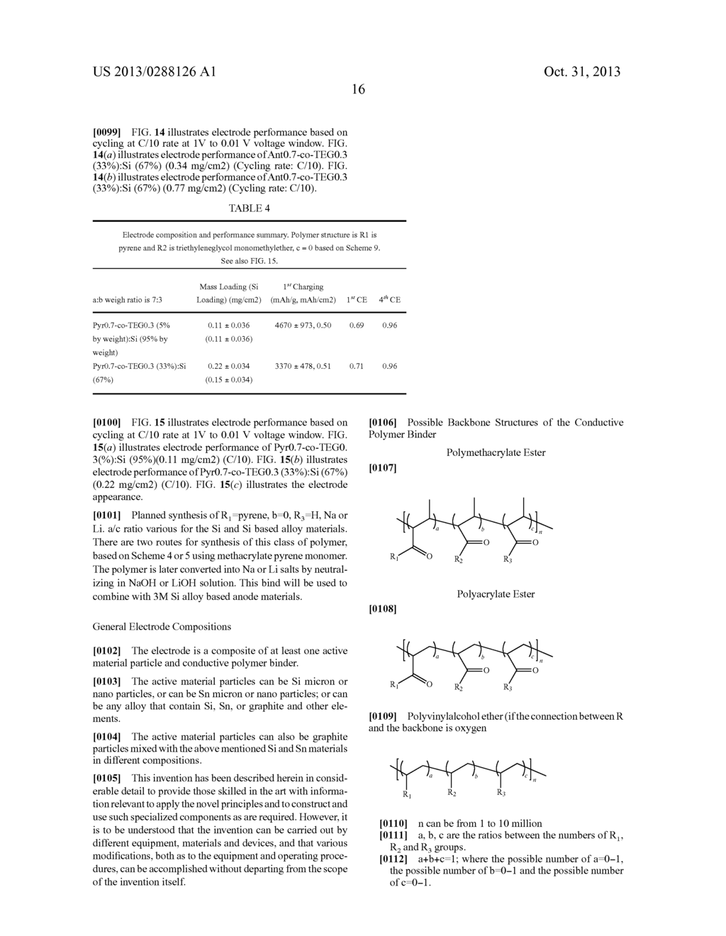 ELECTRONICALLY CONDUCTIVE POLYMER BINDER FOR LITHIUM-ION BATTERY ELECTRODE - diagram, schematic, and image 38