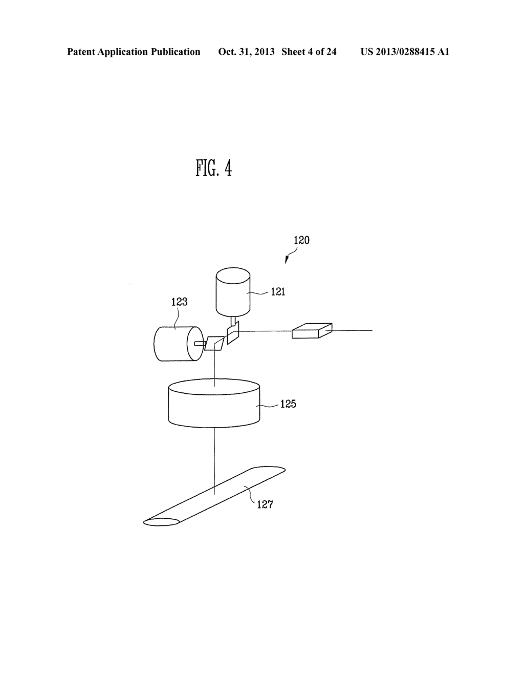 LASER INDUCED THERMAL IMAGING APPARATUS AND FABRICATING METHOD OF ORGANIC     LIGHT EMITTING DIODE USING THE SAME - diagram, schematic, and image 05