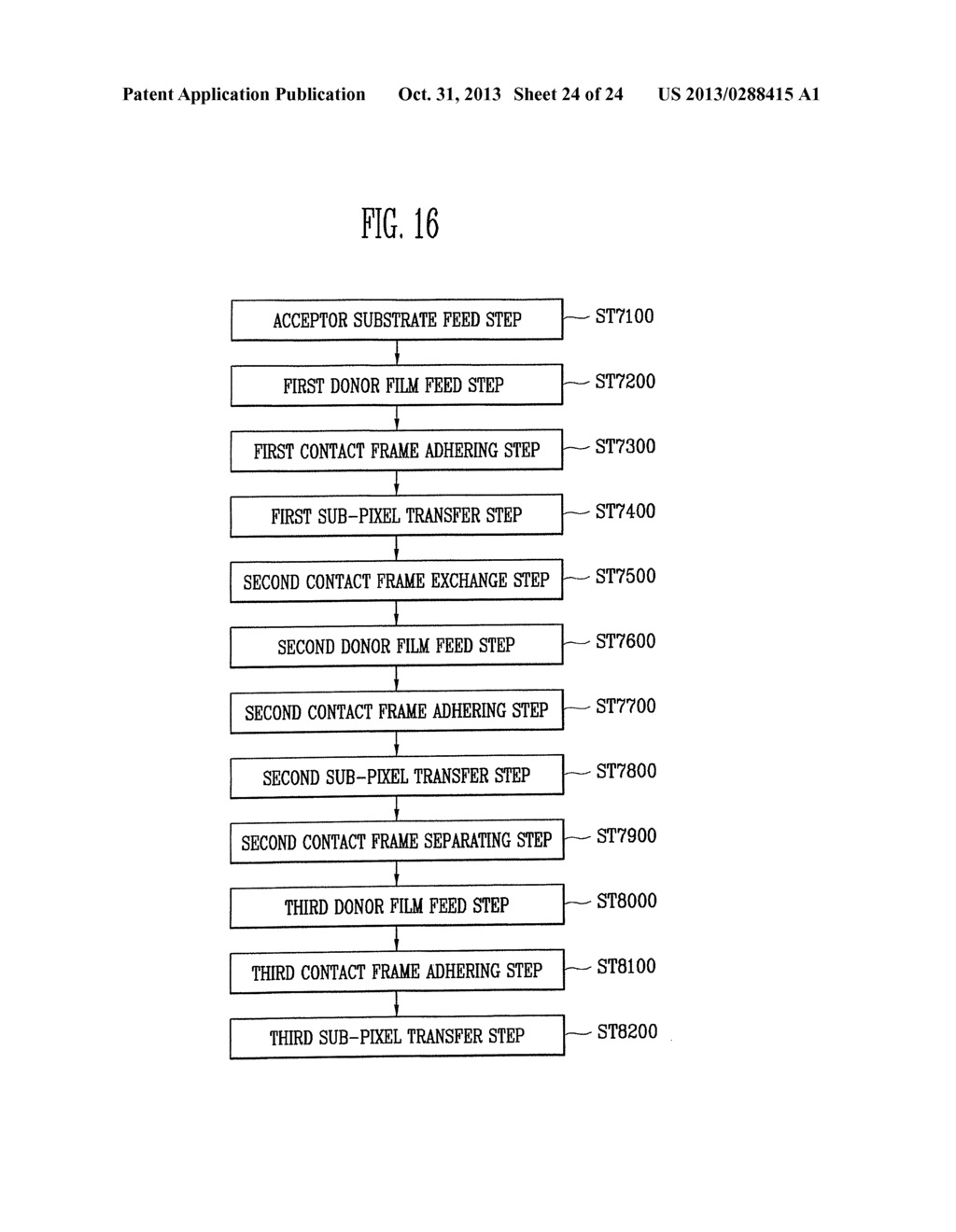 LASER INDUCED THERMAL IMAGING APPARATUS AND FABRICATING METHOD OF ORGANIC     LIGHT EMITTING DIODE USING THE SAME - diagram, schematic, and image 25