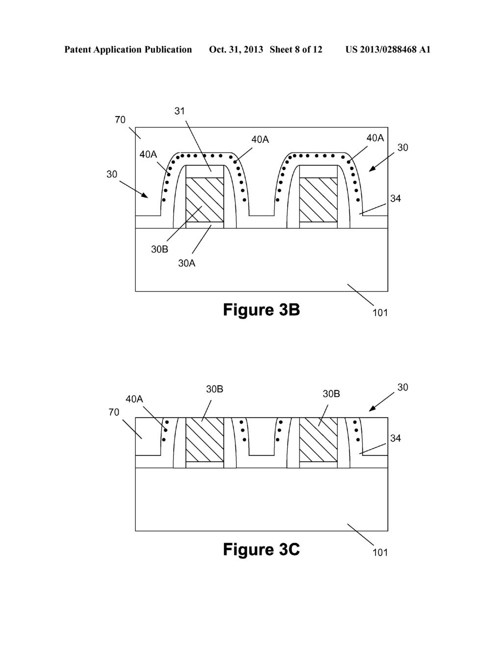 METHODS OF FORMING SELF-ALIGNED CONTACTS FOR A SEMICONDUCTOR DEVICE FORMED     USING REPLACEMENT GATE TECHNIQUES - diagram, schematic, and image 09