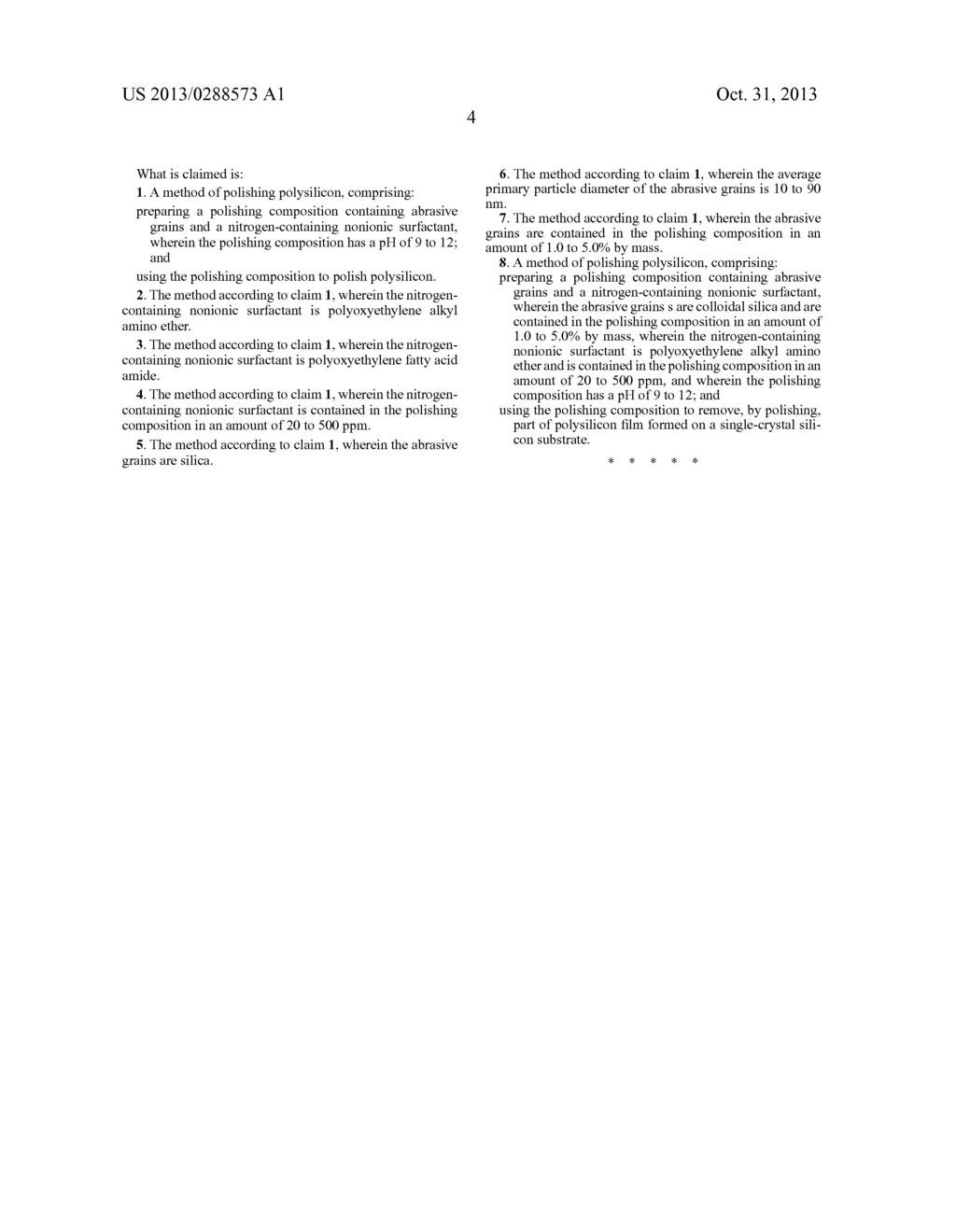 Polishing Composition and Polishing Method Using The Same - diagram, schematic, and image 05