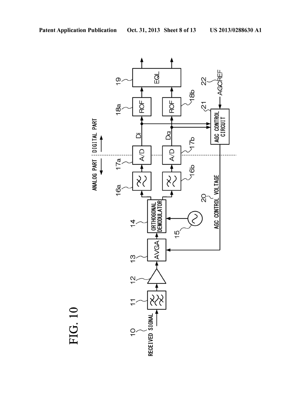 DIGITAL DEMODULATION CIRCUIT USING AUTOMATIC GAIN CONTROL CIRCUIT HAVING     TEMPERATURE COMPENSATION FUNCTION - diagram, schematic, and image 09