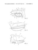 GOLF CLUB ASSEMBLY AND GOLF CLUB WITH AERODYNAMIC FEATURES diagram and image