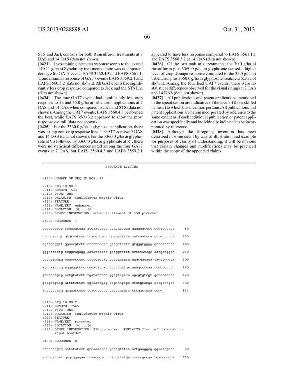 METHODS AND COMPOSITIONS FOR PROVIDING TOLERANCE TO MULTIPLE HERBICIDES - diagram, schematic, and image 76