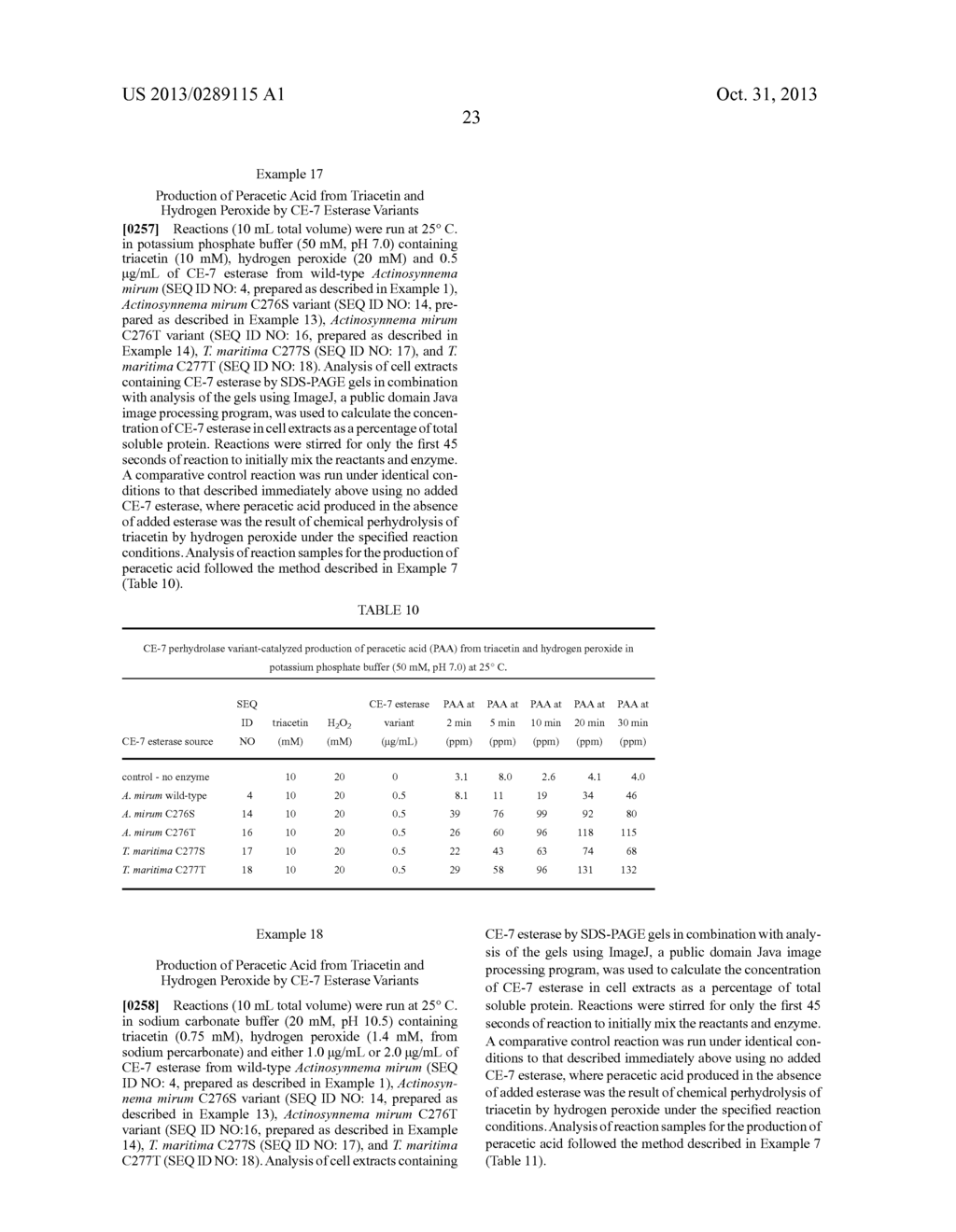 ENZYMES USEFUL FOR PERACID PRODUCTION - diagram, schematic, and image 26