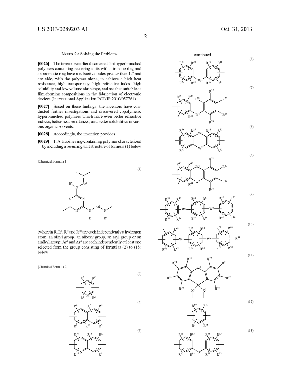 TRIAZINE RING-CONTAINING POLYMER AND FILM-FORMING COMPOSITION CONTAINING     SAME - diagram, schematic, and image 11
