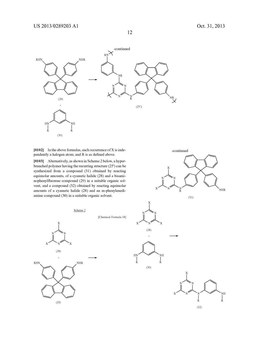 TRIAZINE RING-CONTAINING POLYMER AND FILM-FORMING COMPOSITION CONTAINING     SAME - diagram, schematic, and image 21