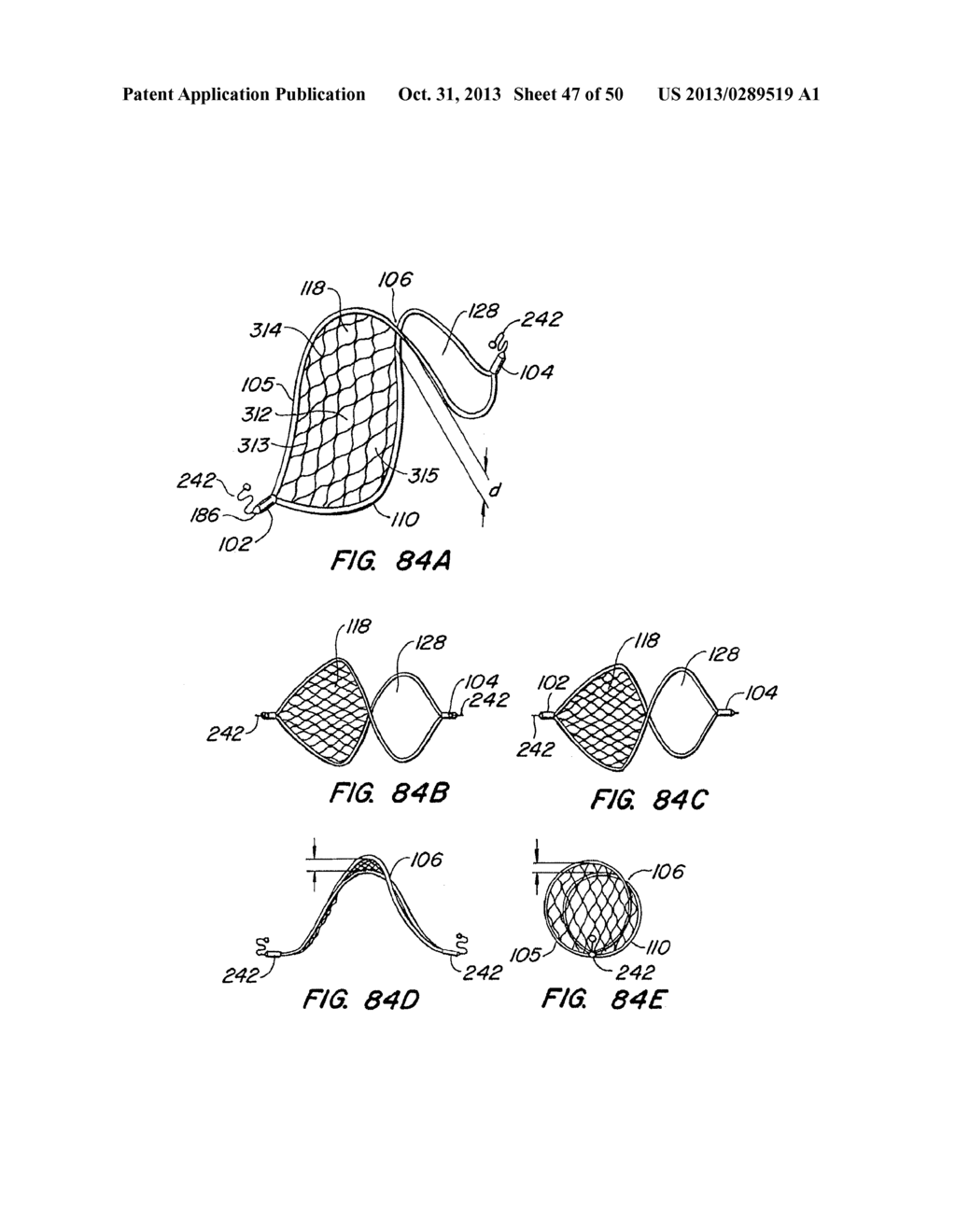 METHODS FOR MAINTAINING A FILTERING DEVICE WITHIN A LUMEN - diagram, schematic, and image 48