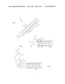 DEVICES FOR INTRODUCTION INTO A BODY VIA A SUBSTANTIALLY  STRAIGHT CONDUIT     TO FORM A PREDEFINED CURVED  CONFIGURATION, AND METHODS EMPLOYING SUCH     DEVICES diagram and image