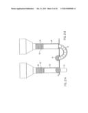 DEVICES FOR INTRODUCTION INTO A BODY VIA A SUBSTANTIALLY  STRAIGHT CONDUIT     TO FORM A PREDEFINED CURVED  CONFIGURATION, AND METHODS EMPLOYING SUCH     DEVICES diagram and image