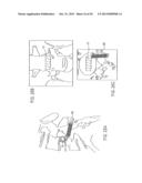 DEVICES FOR INTRODUCTION INTO A BODY VIA A SUBSTANTIALLY  STRAIGHT CONDUIT     TO FORM A PREDEFINED CURVED  CONFIGURATION, AND METHODS EMPLOYING SUCH     DEVICES diagram and image