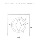 Surgical dilator, retractor and mounting pad diagram and image