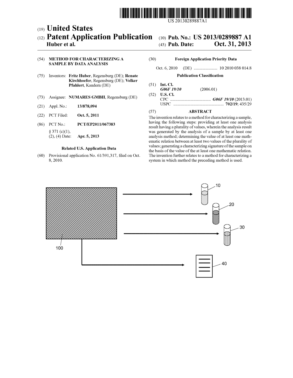 Method for Characterizing a Sample by Data Analysis - diagram, schematic, and image 01