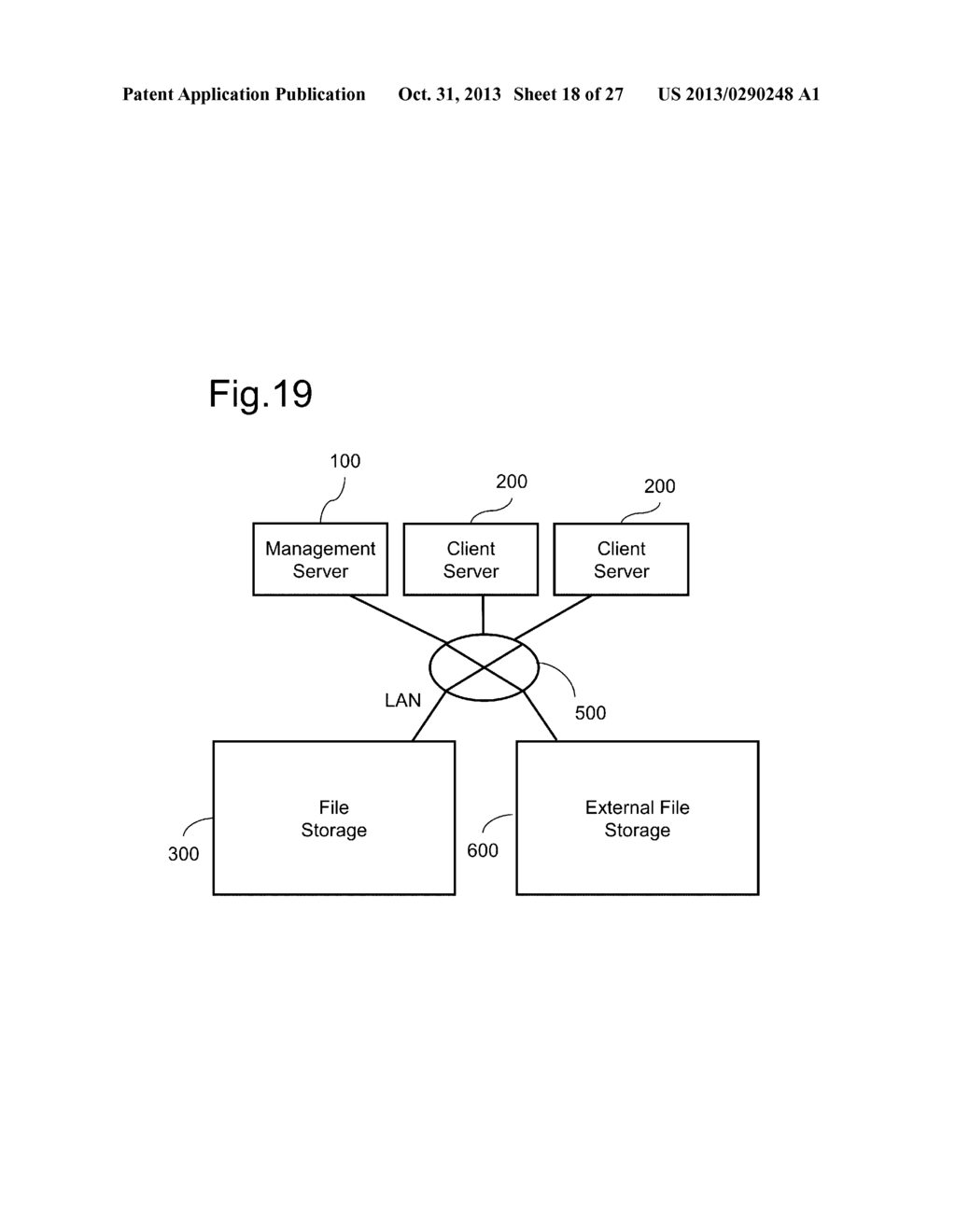 FILE STORAGE SYSTEM AND FILE CLONING METHOD - diagram, schematic, and image 19