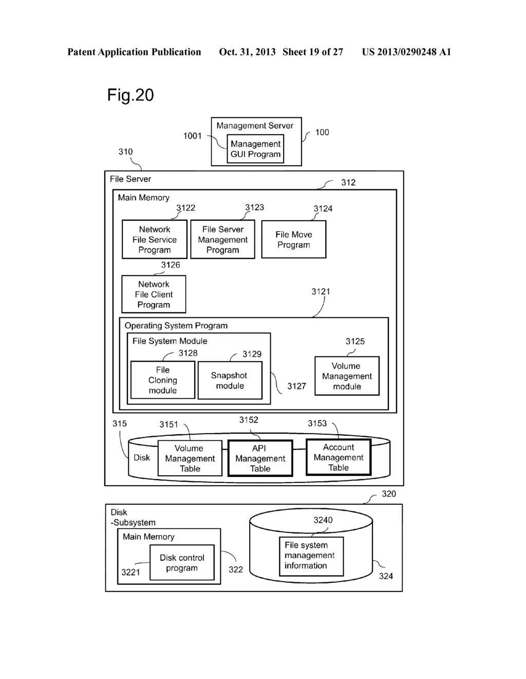 FILE STORAGE SYSTEM AND FILE CLONING METHOD - diagram, schematic, and image 20