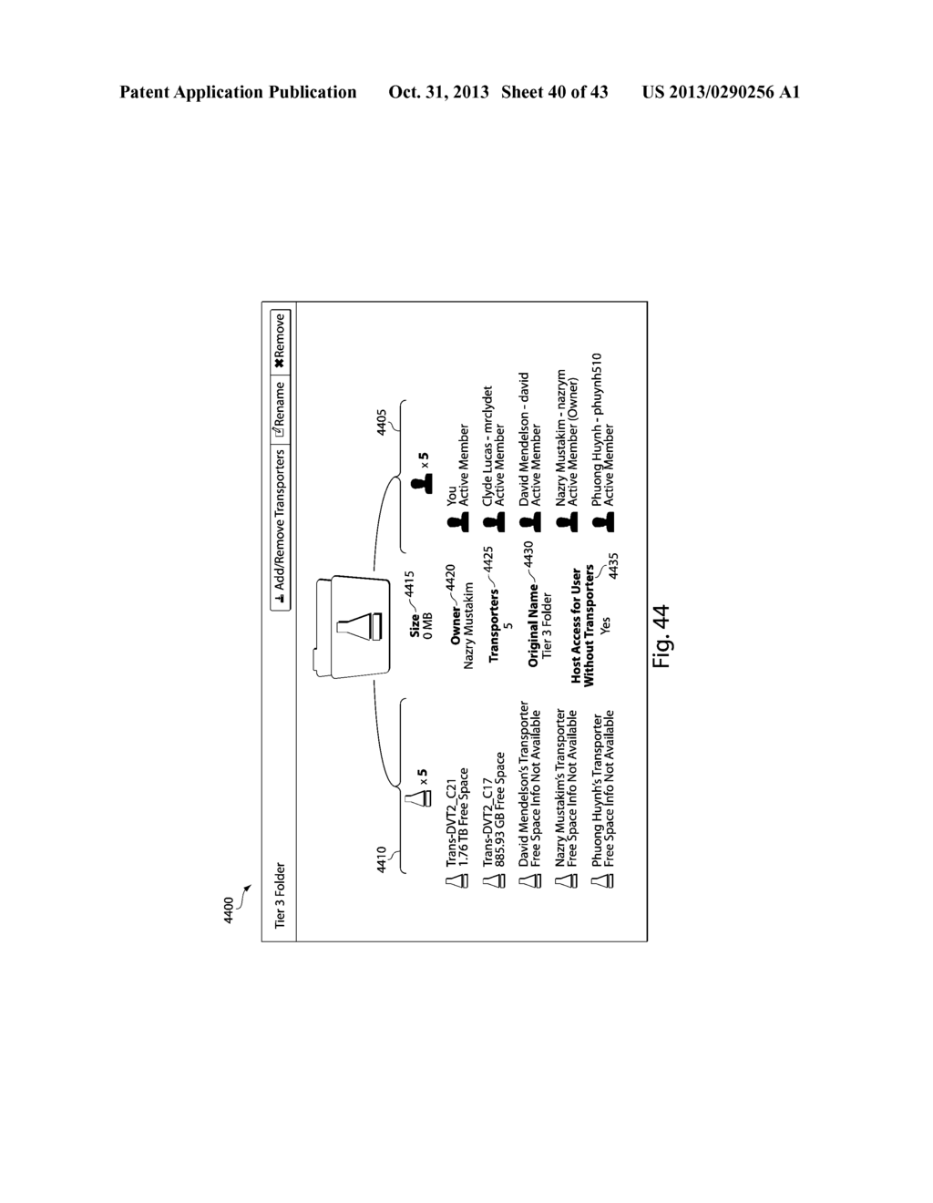 System and Method for Managing User Data in a Plurality of Storage     Appliances Over a Wide Area Network for Collaboration, Protection,     Publication, or Sharing - diagram, schematic, and image 41