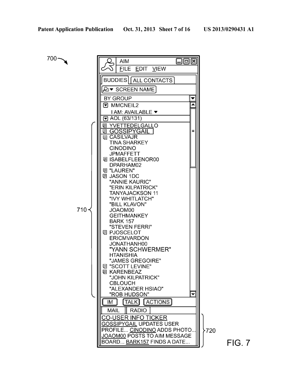 Indicating Recent Content Publication Activity By A User - diagram, schematic, and image 08