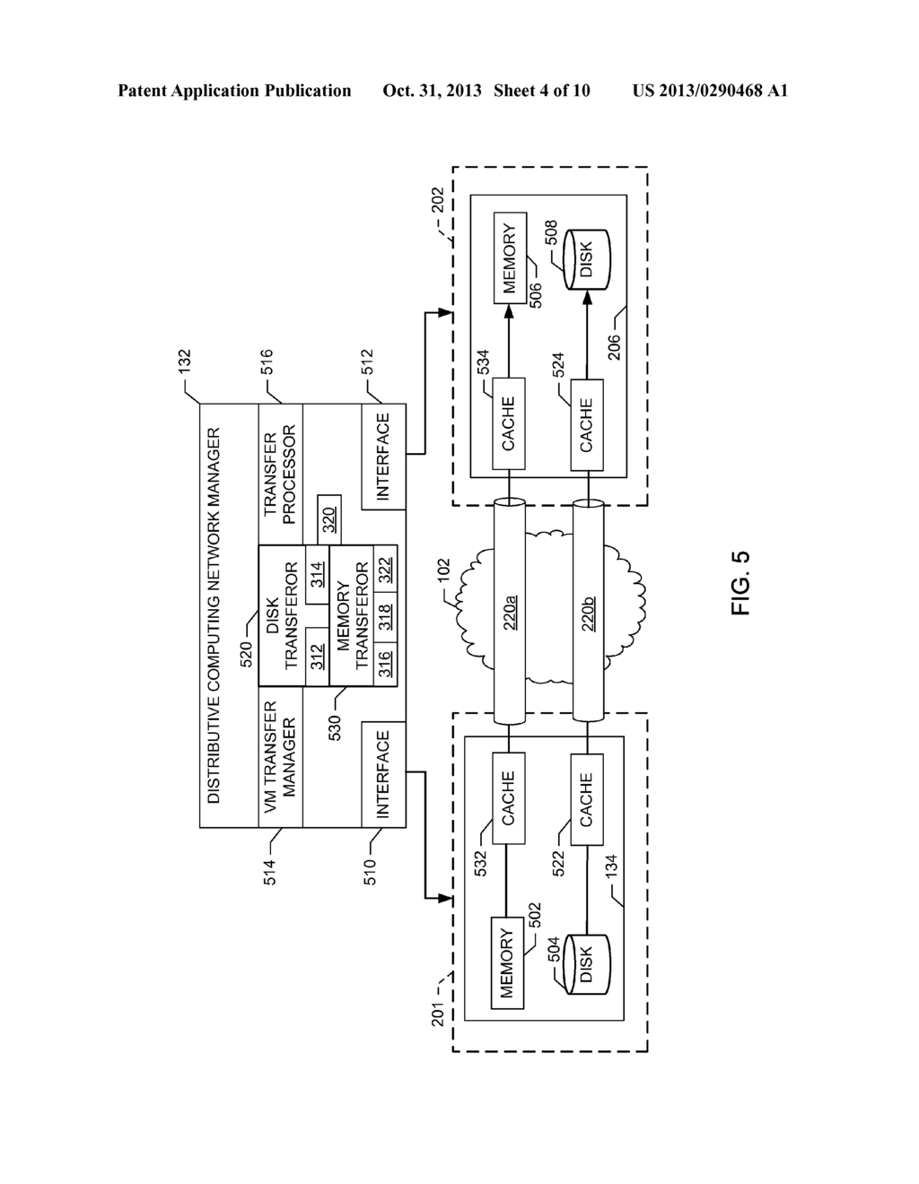 Methods and Apparatus to Migrate Virtual Machines Between Distributive     Computing Networks Across a Wide Area Network - diagram, schematic, and image 05