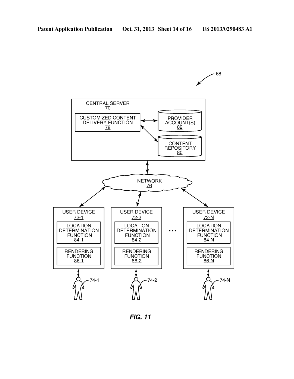 Customized Content Delivery Based On Geographic Area - diagram, schematic, and image 15