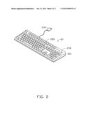 KEYBOARD AND ELECTRONIC DEVICE USING THE SAME diagram and image