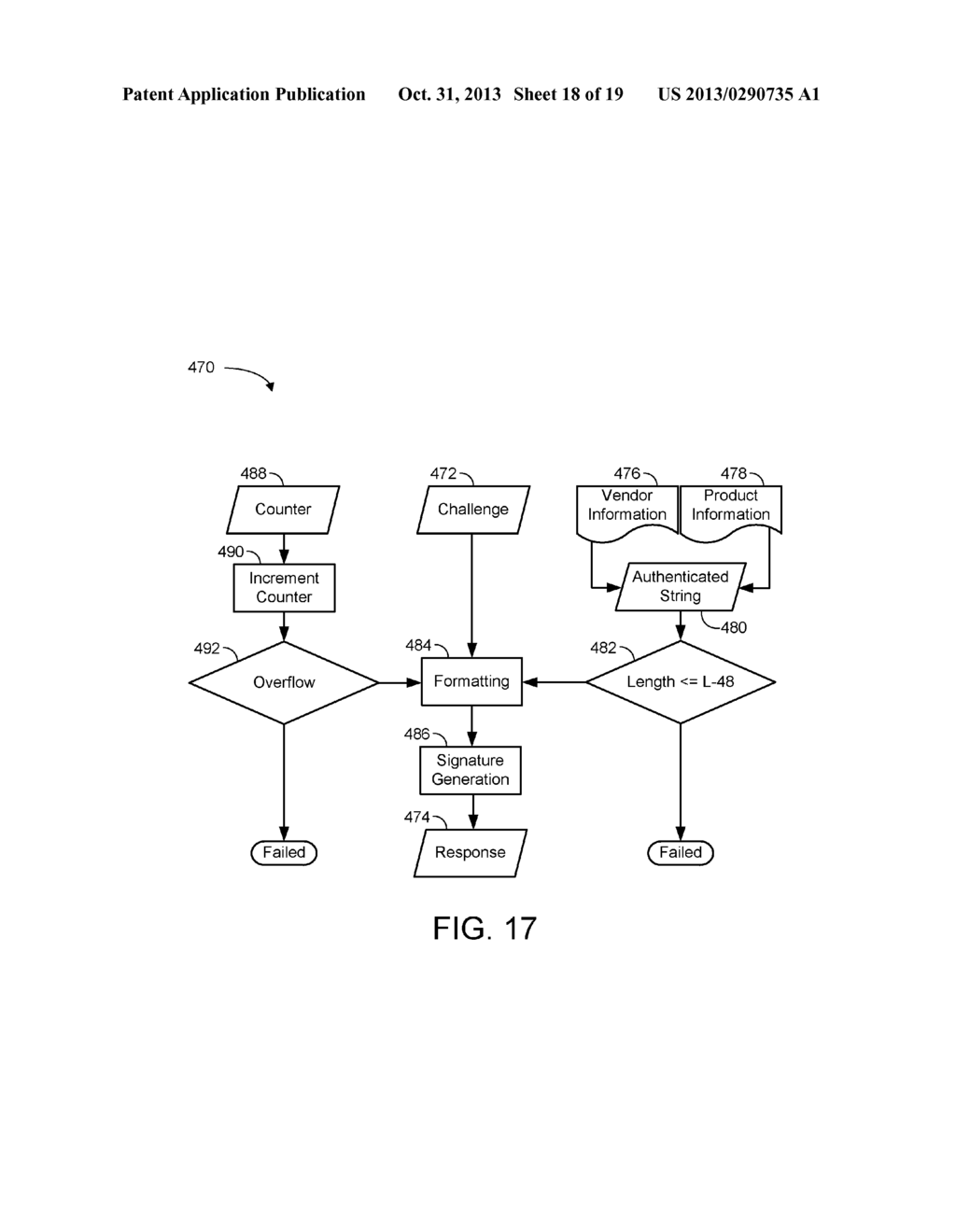 AUTHENTICATION DEVICE AND SYSTEM - diagram, schematic, and image 19