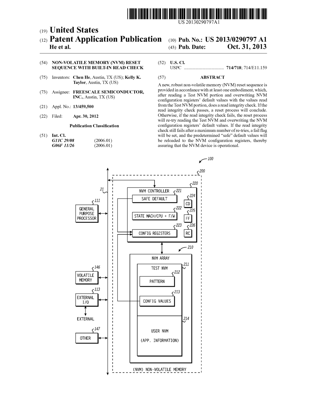 NON-VOLATILE MEMORY (NVM) RESET SEQUENCE WITH BUILT-IN READ CHECK - diagram, schematic, and image 01