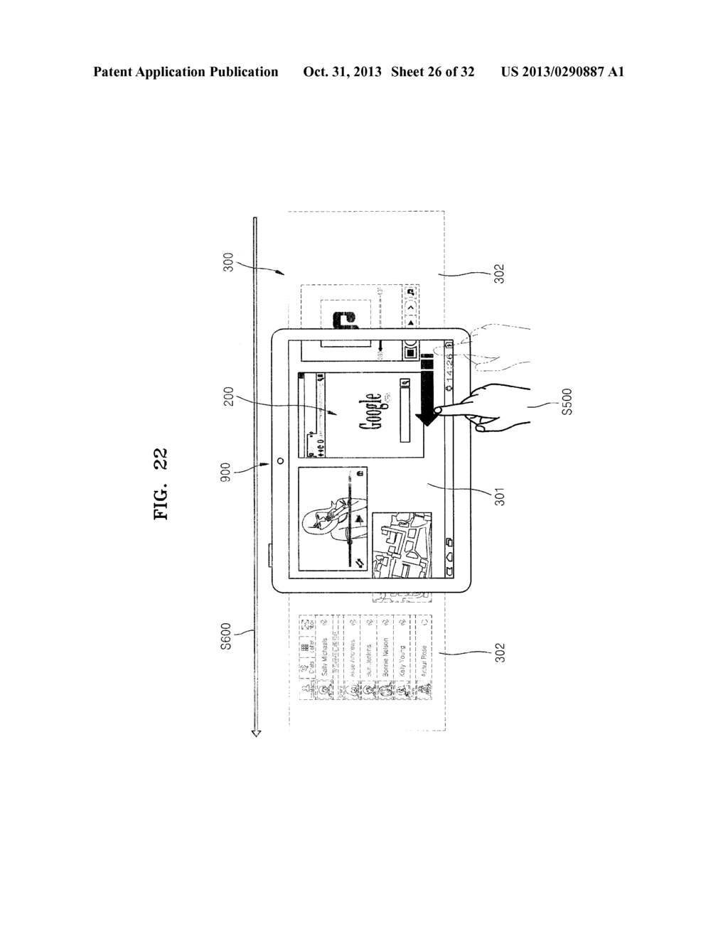 METHOD AND TERMINAL FOR DISPLAYING A PLURALITY OF PAGES,METHOD AND     TERMINAL FOR DISPLAYING A PLURALITY OF APPLICATIONS BEING EXECUTED ON     TERMINAL, AND METHOD OF EXECUTING A PLURALITY OF APPLICATIONS - diagram, schematic, and image 27