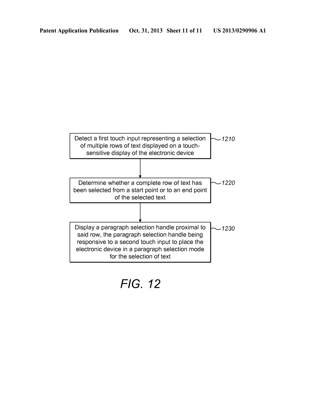 METHOD AND APPARATUS FOR TEXT SELECTION - diagram, schematic, and image 12