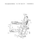 METHODS OF TRANSLATING HOSPITAL CHAIR BEDS WITH ARTICULATING FOOT SECTIONS diagram and image