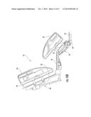 METHODS OF TRANSLATING HOSPITAL CHAIR BEDS WITH ARTICULATING FOOT SECTIONS diagram and image