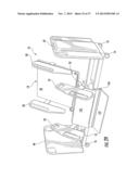 METHODS OF TRANSLATING HOSPITAL CHAIR BEDS WITH ARTICULATING FOOT SECTIONS diagram and image