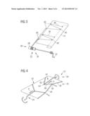 DEVICE FOR LYING OR SITTING ON diagram and image