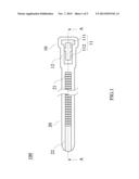 RELEASABLE TIE diagram and image