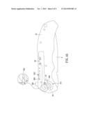 FOLDING KNIFE HANDLE WITH ASSISTED OPENING FUNCTION diagram and image