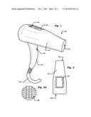 Hair Dryer with Touch Screen Control diagram and image