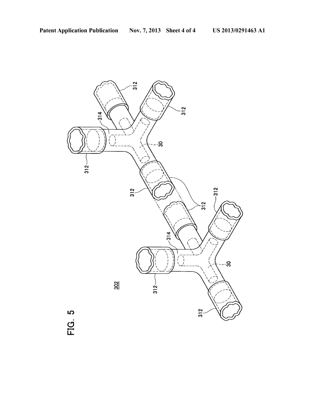 EVAPORATIVE PATTERN FOR CASTING AND CASTED PRODUCT - diagram, schematic, and image 05