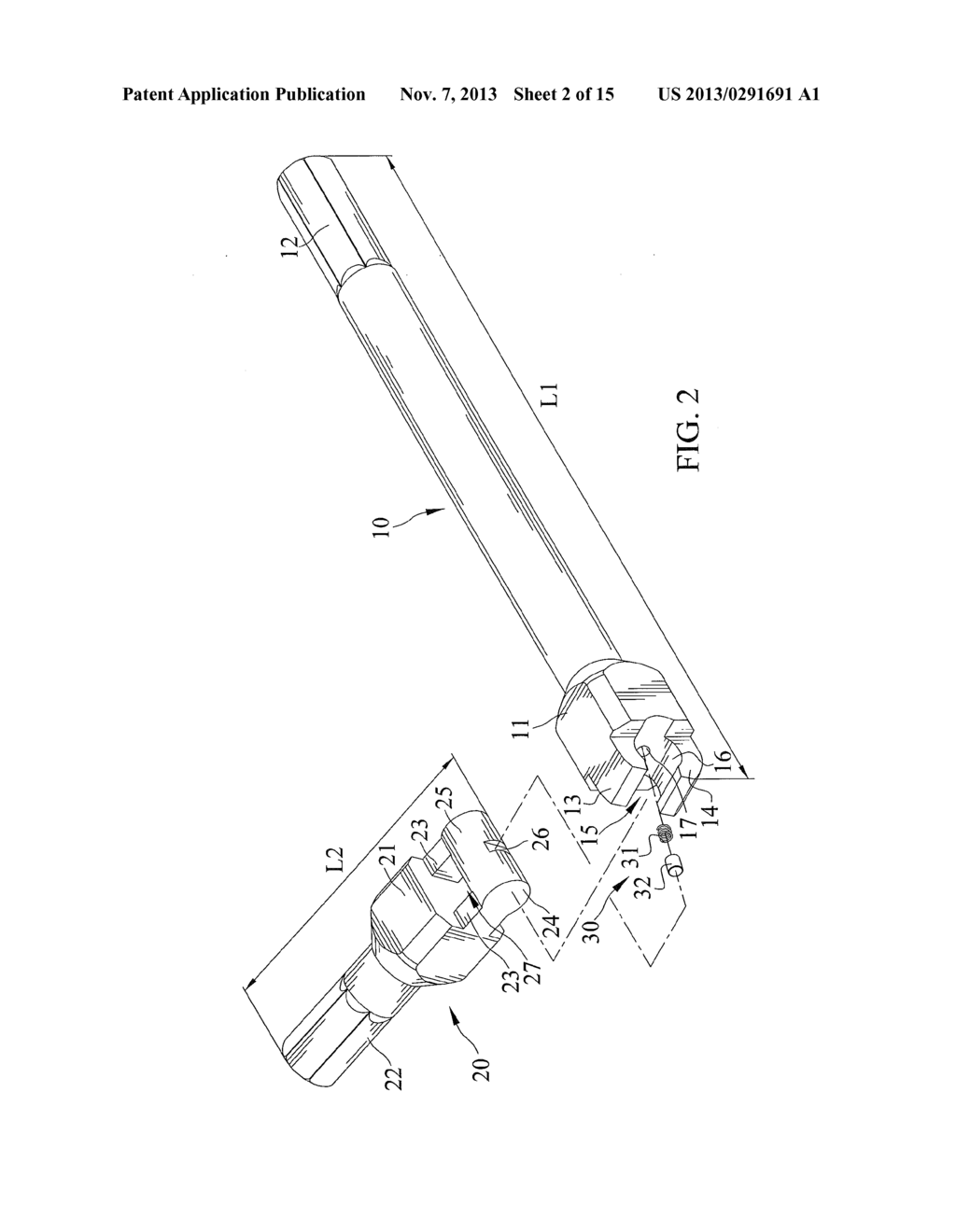 Pivoting Assembly for Hand Tool - diagram, schematic, and image 03