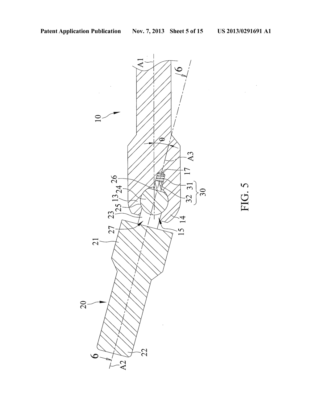 Pivoting Assembly for Hand Tool - diagram, schematic, and image 06