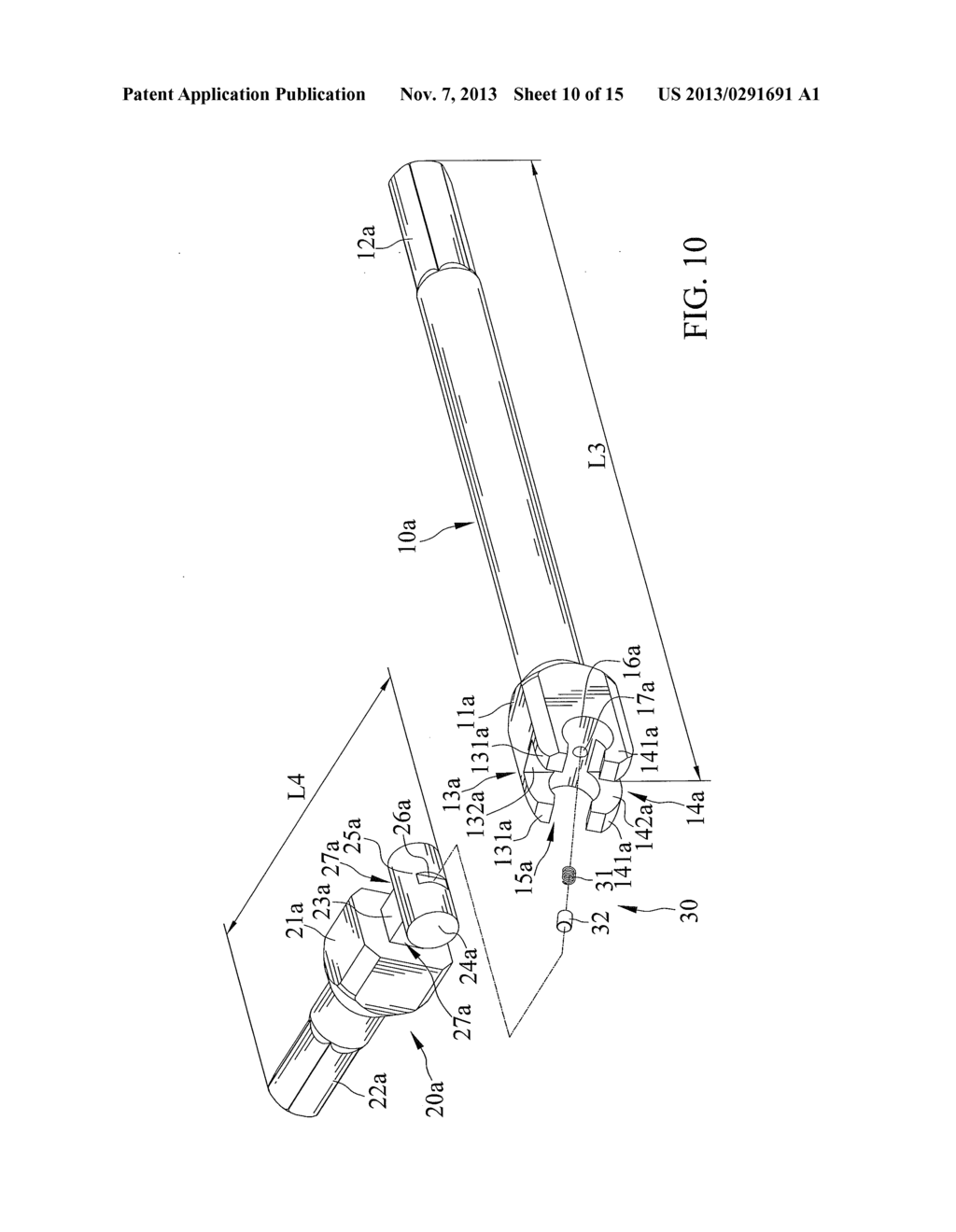 Pivoting Assembly for Hand Tool - diagram, schematic, and image 11