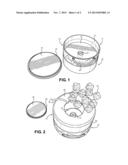 Multi-Compartment Pet Water Bowl diagram and image