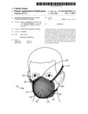 MOLDED RESPIRATOR HAVING OUTER COVER WEB JOINED TO MESH diagram and image