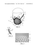 MOLDED RESPIRATOR HAVING OUTER COVER WEB JOINED TO MESH diagram and image