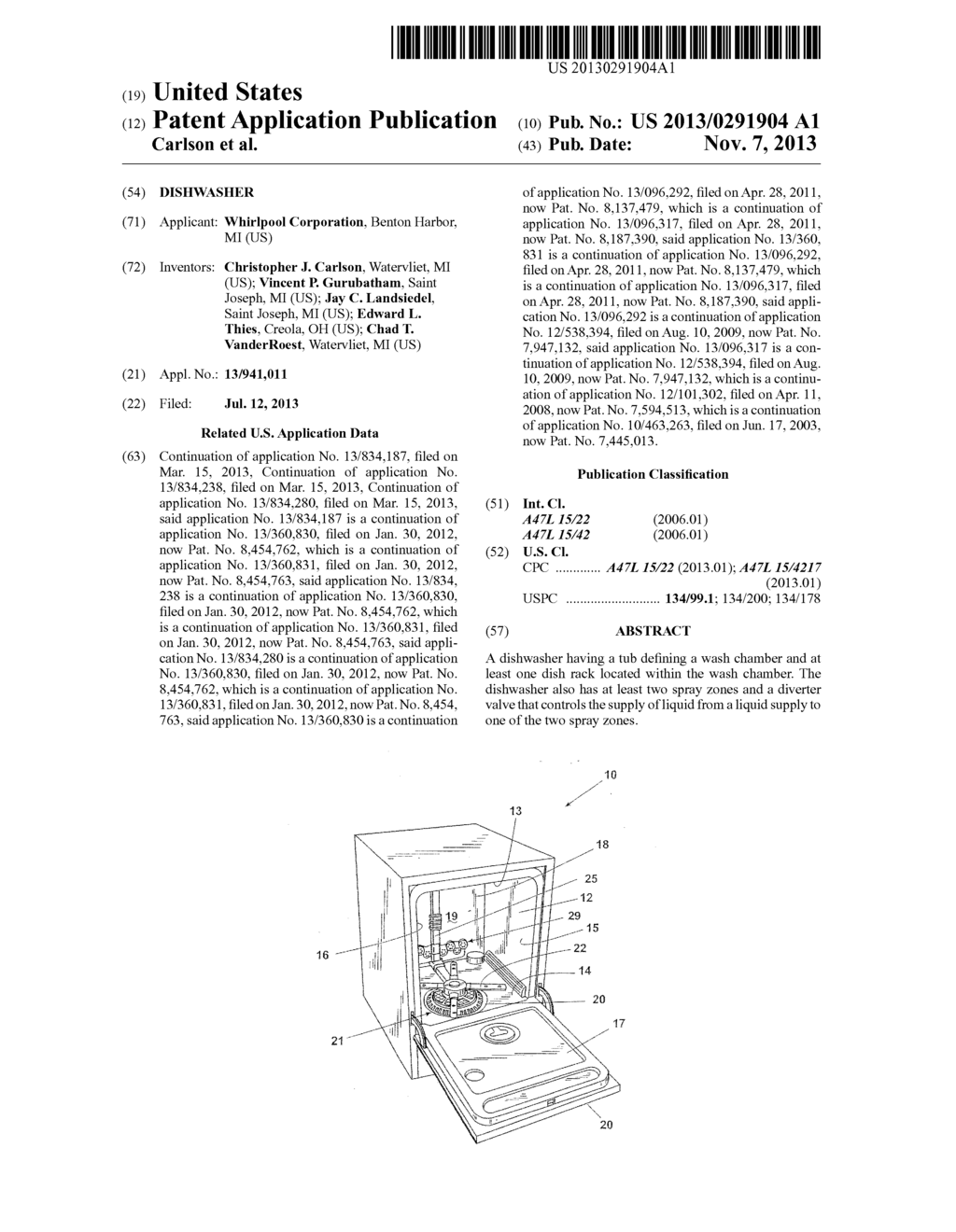 DISHWASHER - diagram, schematic, and image 01