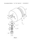 INSTALLATION STRUCTURE OF COUNTERTOP FAUCET diagram and image