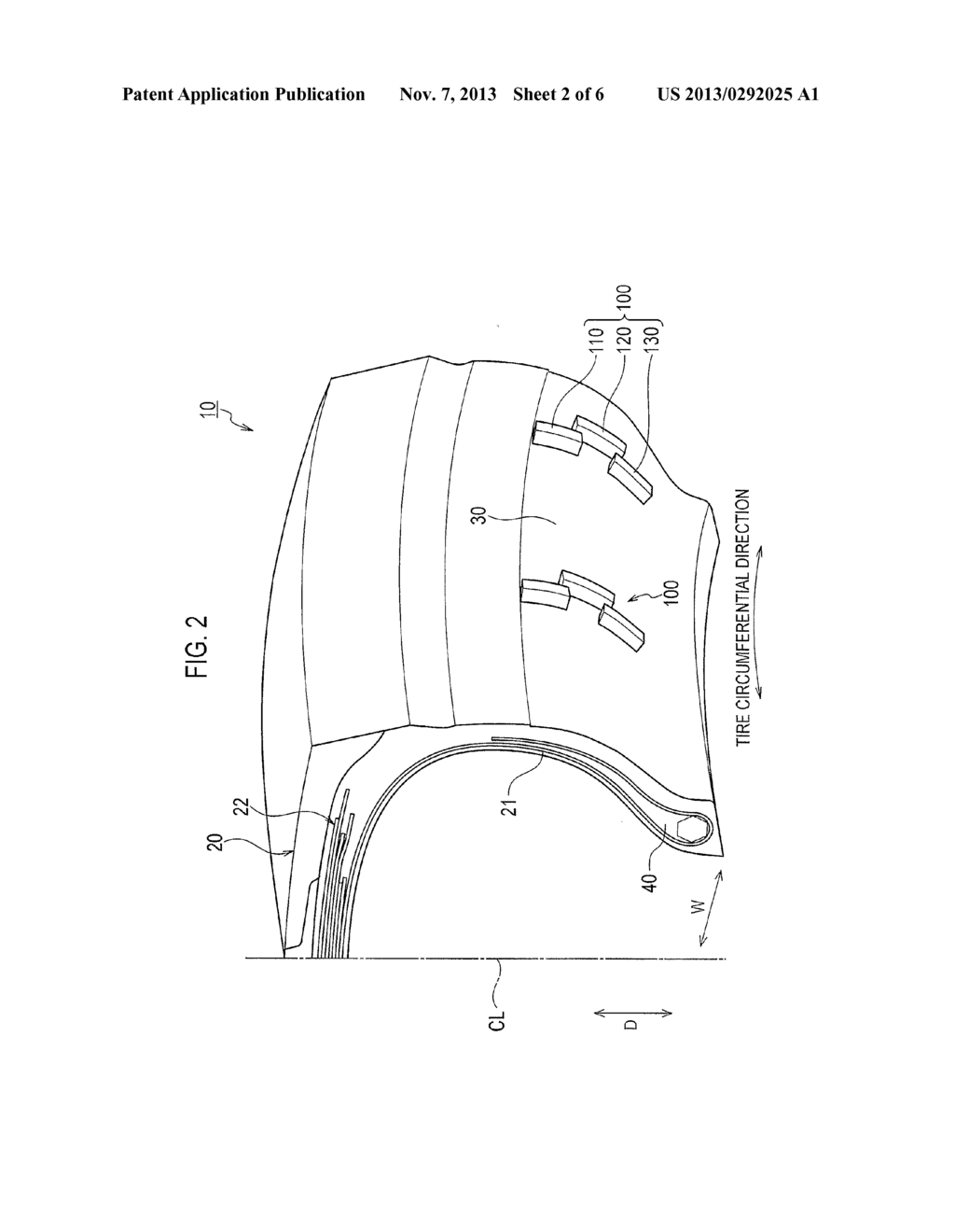 PNEUMATIC TIRE - diagram, schematic, and image 03