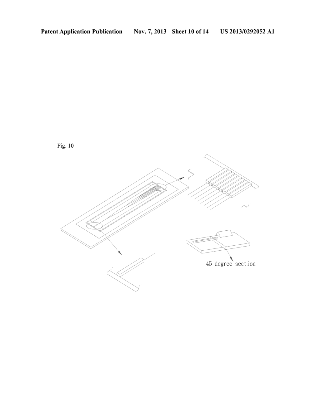 METHOD FOR MANUFACTURING PHOTOALIGNING INTEGRATED LARGE AREA METALLIC     STAMP, AND METHOD FOR MANUFACTURING POLYMER OPTICAL DEVICE USING SAME - diagram, schematic, and image 11