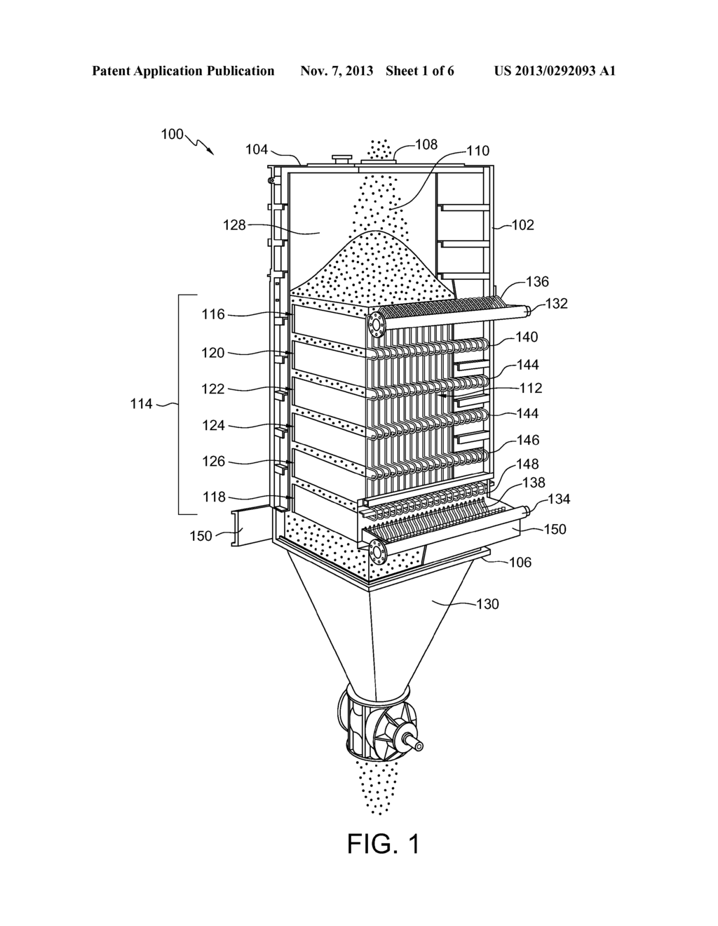 HEAT EXCHANGER FOR COOLING BULK SOLIDS - diagram, schematic, and image 02